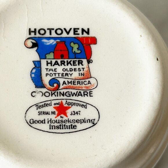 Vintage Harker Custard Cup Petit Point Cross Stitch Pattern Hotoven Floral - Picture 7 of 9